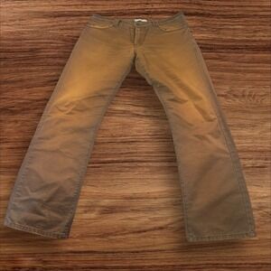 Levi's Silver Tab W34 L30 Straight & Slim Fit Brown Cotton Men's Jeans